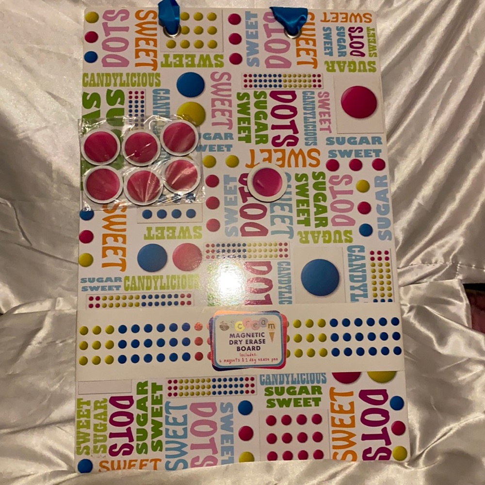 Iscream magnetic dry erase board